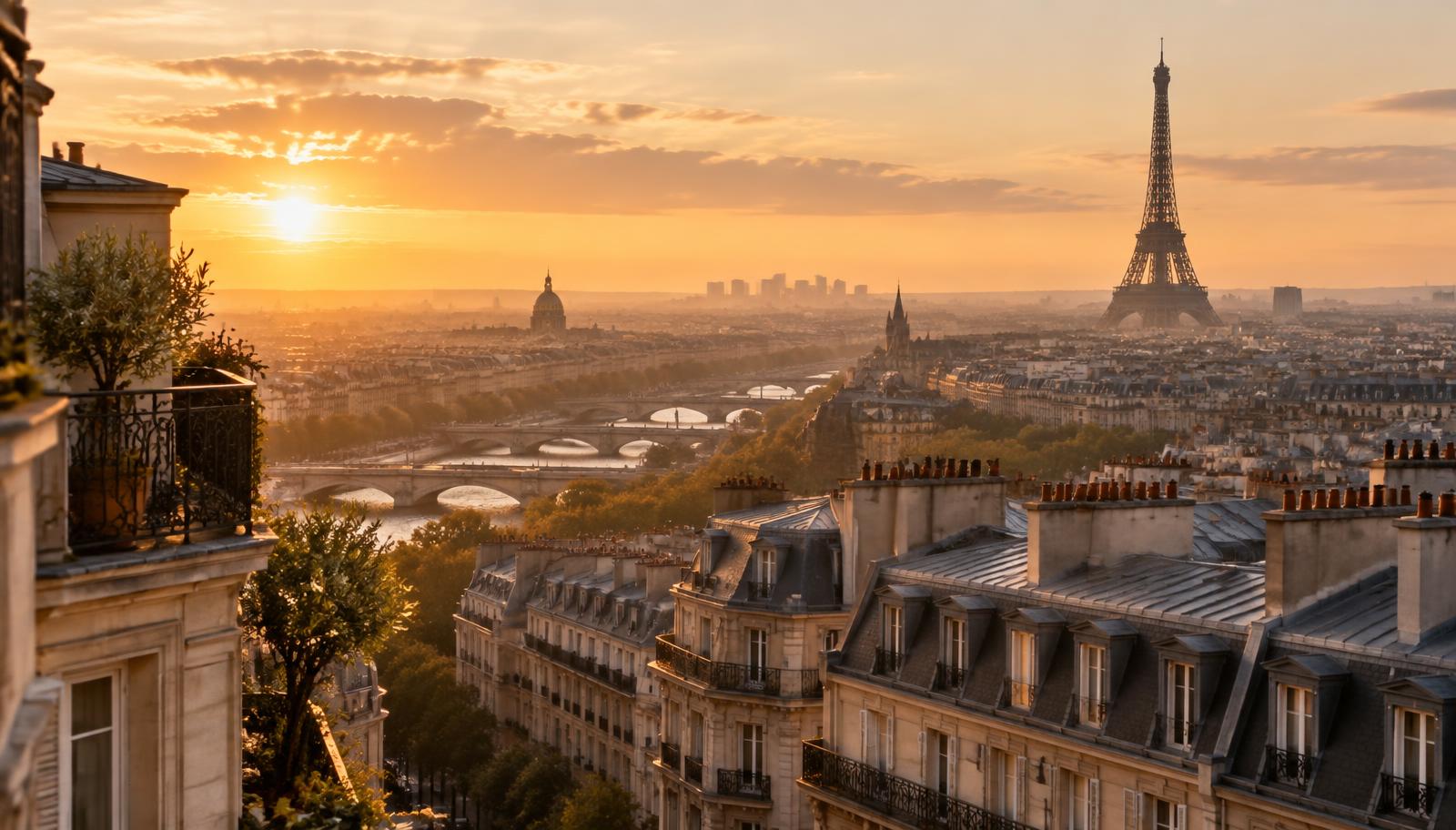 Paris ao amanhecer